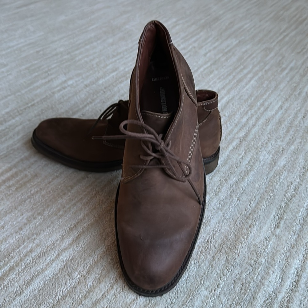 Johnston & Murphy Copeland Chukka Boot Tan Oiled Full Grain Size 8